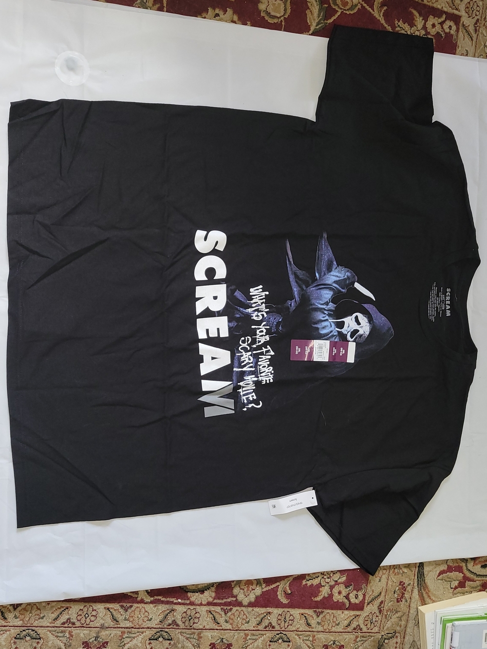 Scream Graphic Black Short-Sleeve T-Shirt